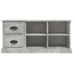 Berkfield Home TV Cabinet Concrete Grey 102x35.5x47.5 cm Engineered Wood - thumbnail 6
