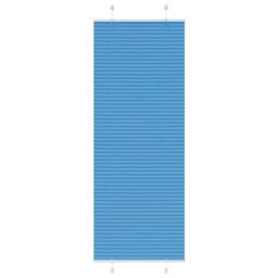 Berkfield Home Pleated Blind Blue 70x200 cm Fabric Width 69.4 cm Polyester - thumbnail 2