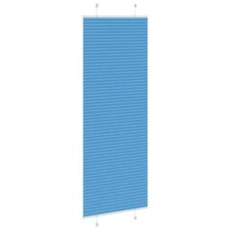 Berkfield Home Pleated Blind Blue 70x200 cm Fabric Width 69.4 cm Polyester - thumbnail 4