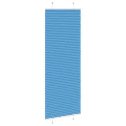 Berkfield Home Pleated Blind Blue 70x200 cm Fabric Width 69.4 cm Polyester - thumbnail 3