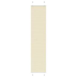 Berkfield Home Pleated Blind Cream 50x200 cm Fabric Width 49.4 cm Polyester - thumbnail 2