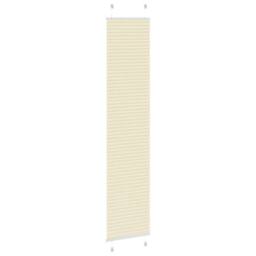 Berkfield Home Pleated Blind Cream 50x200 cm Fabric Width 49.4 cm Polyester - thumbnail 4