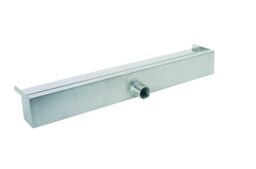 Primrose Stainless Steel Waterfall Cascade Sheer Rear Supply 45cm in Metallic Silver - thumbnail 6
