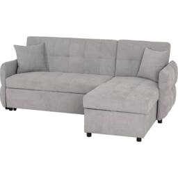 Seconique Chelsea Corner Sofa Bed in Light Grey - thumbnail 6