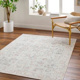 Livabliss Our Pnw Home-Olympic Grey Brown Beige Traditional Boho Living Dining Rug - Size: 160 cm x 215 cm - thumbnail 1
