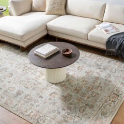 Livabliss Our Pnw Home-Olympic Grey Brown Beige Traditional Boho Living Dining Rug - Size: 160 cm x 215 cm - thumbnail 8