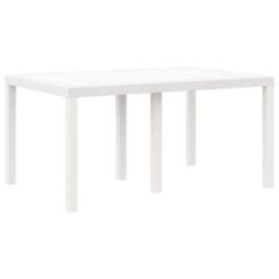 Berkfield Home Stylish 5 Piece Garden Dining Set with Cushions White Poly Rattan - thumbnail 3