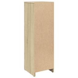 Berkfield Home Bathroom Cabinet Sonoma Oak 30x30x95 cm Engineered Wood in Brown - Size: 30 x 30 x 95 cm - thumbnail 6