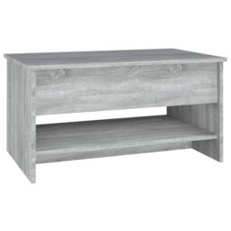 Berkfield Home Coffee Table Grey Sonoma 80x50x40 cm Engineered Wood - Size: 80 x 50 x 40 cm - thumbnail 6