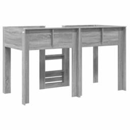 Berkfield Home Bunk Bed for Kids Grey Sonoma 75 x 190 cm Engineered wood - thumbnail 7