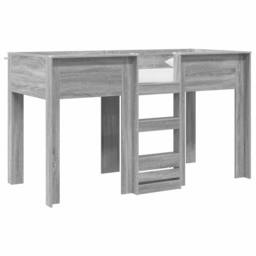 Berkfield Home Bunk Bed for Kids Grey Sonoma 75 x 190 cm Engineered wood - thumbnail 2