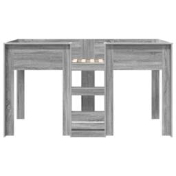 Berkfield Home Bunk Bed for Kids Grey Sonoma 75 x 190 cm Engineered wood - thumbnail 5