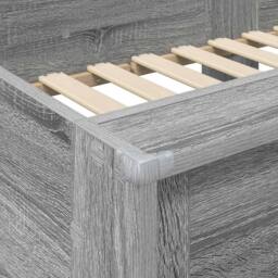 Berkfield Home Bunk Bed for Kids Grey Sonoma 75 x 190 cm Engineered wood - thumbnail 8