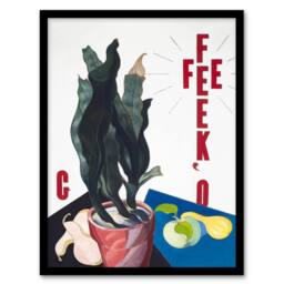 Artery8 Charles Demuth Framed Wall Art O Keeffe Stylised Poster Portrait in White - Size: A4 - thumbnail 1