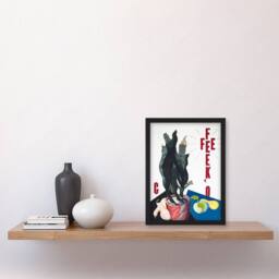 Artery8 Charles Demuth Framed Wall Art O Keeffe Stylised Poster Portrait in White - Size: A4 - thumbnail 2
