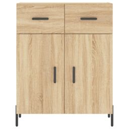 Berkfield Home Sideboard Sonoma Oak 69.5x34x90 cm Engineered Wood in Brown - thumbnail 6