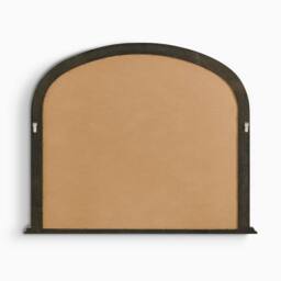 FurnitureboxUK Cecily Gold Wood Large 110x90 Overmantle Arch Mirror - thumbnail 5