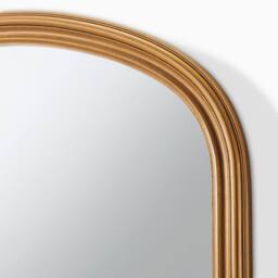 FurnitureboxUK Cecily Gold Wood Large 110x90 Overmantle Arch Mirror - thumbnail 6