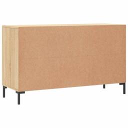 Berkfield Home Sideboard Sonoma Oak 100x36x60 cm Engineered Wood in Light Brown - Size: 100 x 36 x 60 cm - thumbnail 8