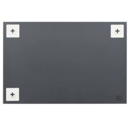 Berkfield Home Wall Mirror with LED Lights Rectangular Glass in Silver - thumbnail 6