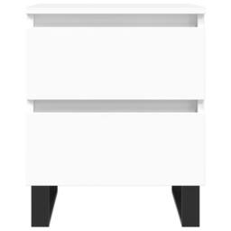 Berkfield Home Bedside Cabinets 2 pcs White 40x35x50 cm Engineered Wood - Size: 40 x 35 x 50 cm - thumbnail 5