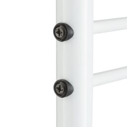 House of Home Clothes Stand Hallway Multi Purpose 18 Hooks Jackets Hats Bags 2 Shelves For Shoes White - thumbnail 6