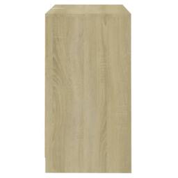 Berkfield Home Sideboard Sonoma Oak 70x41x75 cm Engineered Wood in Light Tan - Size: 70 x 41 x 75 cm - thumbnail 4