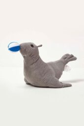 Homescapes Grey Seal Doorstop Soft, Weighted & Decorative Animal Design - thumbnail 2