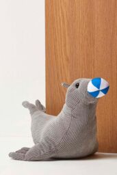 Homescapes Grey Seal Doorstop Soft, Weighted & Decorative Animal Design - thumbnail 5