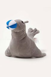 Homescapes Grey Seal Doorstop Soft, Weighted & Decorative Animal Design