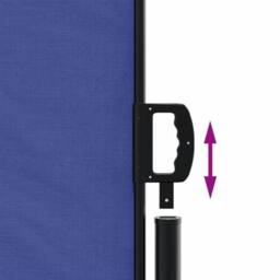 Berkfield Home Retractable Side Awning Blue 100x1000 cm - thumbnail 6