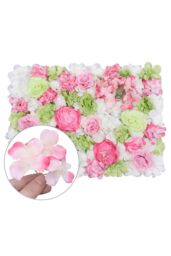 Neel Blue Artificial Flower Wall Panel Decorative Wedding Photography Backdrop - thumbnail 2
