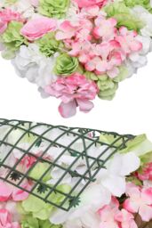 Neel Blue Artificial Flower Wall Panel Decorative Wedding Photography Backdrop - thumbnail 3