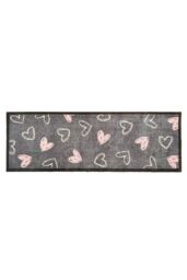 My Mat Washable Nylon Welcome Hearts Indoor Mat - Size: 50 cm x 150 cm - thumbnail 1