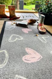 My Mat Washable Nylon Welcome Hearts Indoor Mat - Size: 50 cm x 150 cm - thumbnail 2