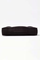 Homescapes Faux Suede Coccyx Cushion in Black - Size: 50 cm x 50 cm - thumbnail 5