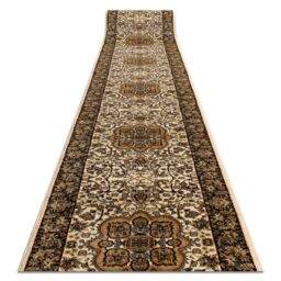 RugsX Heat-Set Royal Runner in Brown - Size: 90 cm x 400 cm - thumbnail 1