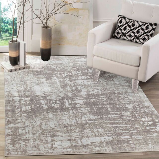 Desire Rugs Serenity Modern Abstract Lines Area Rug - Contemporary Style for Living Room, Bedroom or Hallway in Stone - Size: 60 cm x 220 cm - image 1