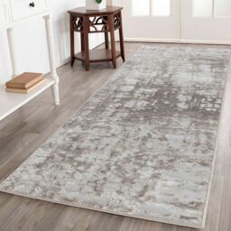 Desire Rugs Serenity Modern Abstract Lines Area Rug - Contemporary Style for Living Room, Bedroom or Hallway in Stone - Size: 60 cm x 220 cm - thumbnail 6