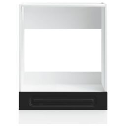 Berkfield Home Oven Cabinet Kalmar Black Engineered Wood - thumbnail 4