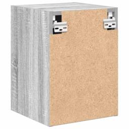 Berkfield Home Durable Garage Wall Cabinets 2 pcs Grey Sonoma Engineered Wood - thumbnail 8