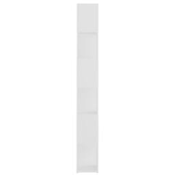 Berkfield Home Book Cabinet Room Divider White 60x24x186 cm - Size: 60 x 24 x 186 cm - thumbnail 6