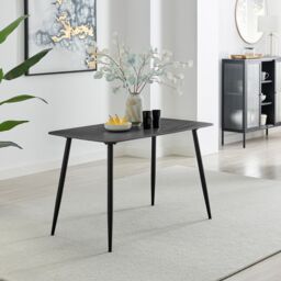 FurnitureboxUK Asti Grey Marble Effect Ceramic Dining Table - thumbnail 1
