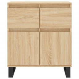 Berkfield Home Sideboard Sonoma Oak 60x35x70 cm Engineered Wood in Brown - Size: 60 x 35 x 70 cm - thumbnail 5