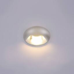 Netlighting Modern LED Outdoor Wall Lamp Silver Warm White 3000K 150lm IP44
