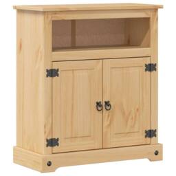 Berkfield Home 3 Piece Bathroom Furniture Set Corona Solid Wood Pine in Brown - thumbnail 6