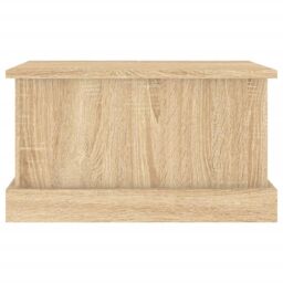 Berkfield Home Storage Box Sonoma Oak 50x30x28 cm Engineered Wood in Brown - Size: 50 x 30 x 28 cm - thumbnail 6