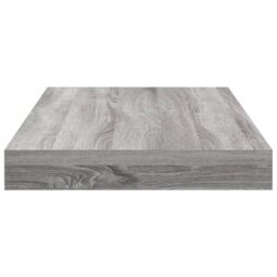 Berkfield Home Wall Shelves 4 pcs Grey Sonoma 40x10x1.5 cm Engineered Wood - thumbnail 5