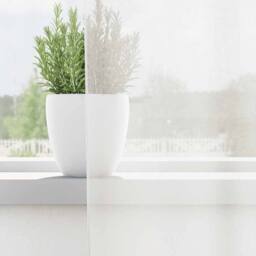 Berkfield Home Voile Curtains with Loops 2 pcs White 140x245 cm - thumbnail 1
