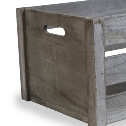 Red Hamper Deep Vintage Crate in Grey - Size: Medium - thumbnail 2